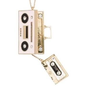 NWT KATE SPADE ♠️ NEW YORK JAZZ THINGS UP JUKEBOX locket Pink NECKLACE HTF
